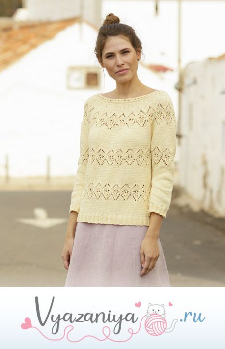 Джемпер «Весенняя симметрия»