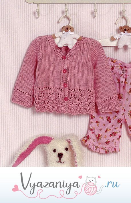 Летняя кофточка для малышки