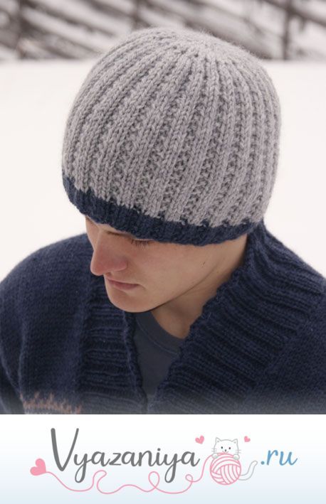 Классическая мужская шапка