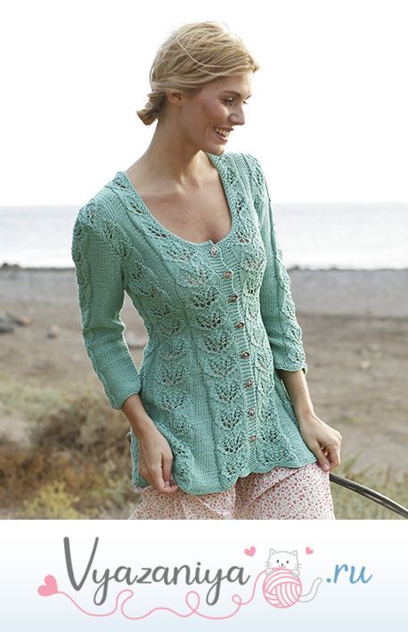 Ажурный жакет: Грейс