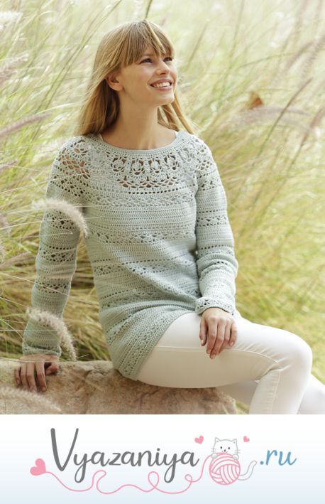 Ажурная кофточка: Sweet Mint
