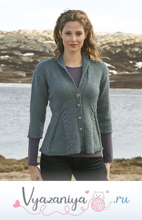 Жакет с косами