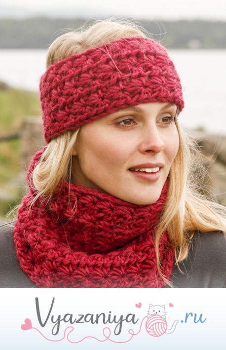 Шеегрейка и повязка на голову: Анемон