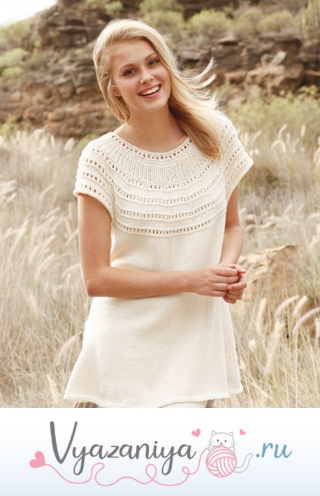 Туника спицами: Кристин