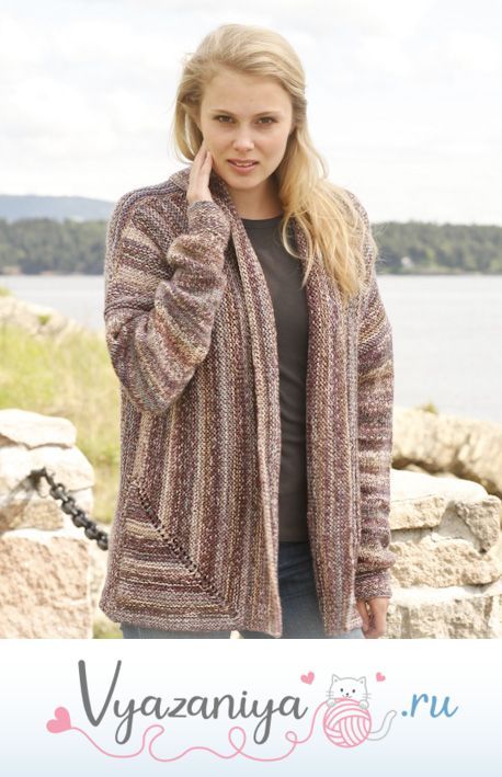 Необычный теплый жакет