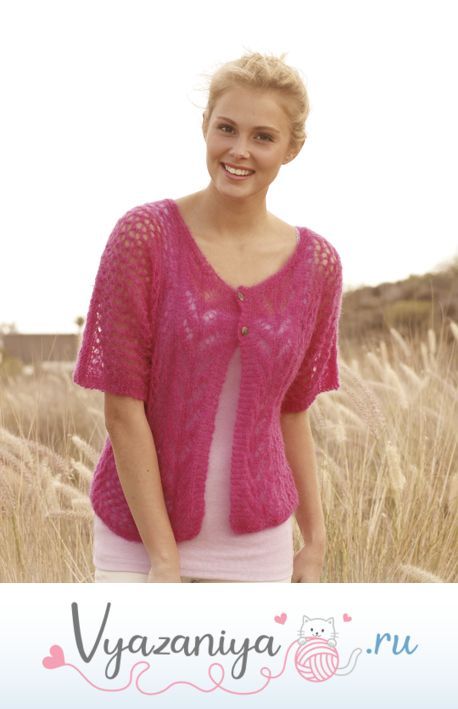 Жакет спицами: Красотка
