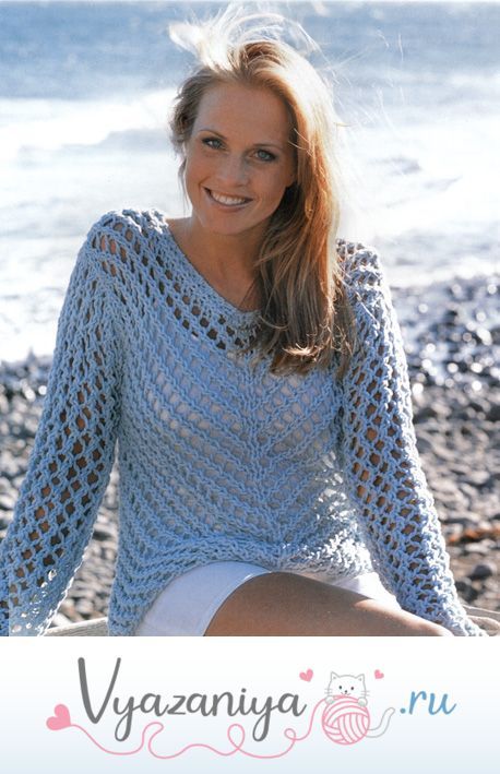 Пуловер — сеточка
